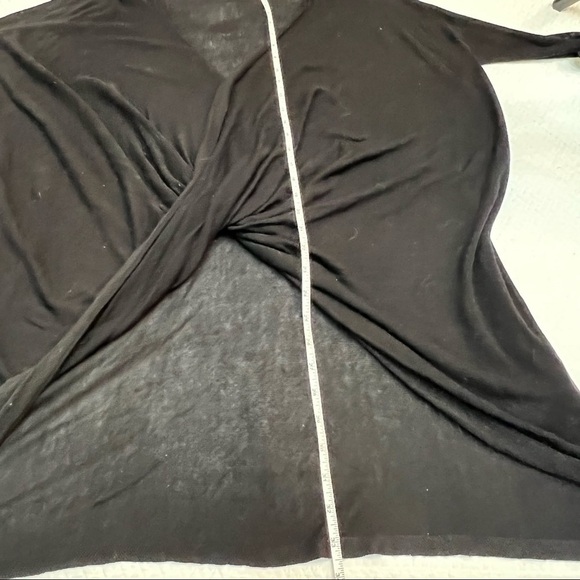 one Fashion by Vero Moda Twist Front Black Tunic Top Size XS - Picture 8 of 10